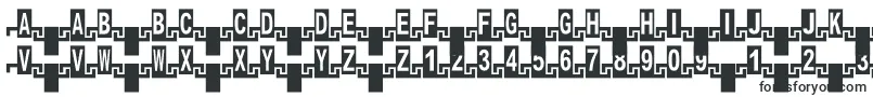 Шрифт Zipperc – широкие шрифты