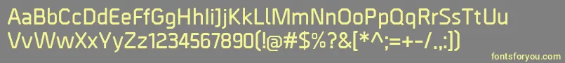 fuente BordaDemibold – Fuentes Amarillas Sobre Fondo Gris