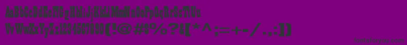 Więcej informacji o czcionce Billythekid65RegularTtext Czcionka Billythekid65RegularTtext – czarne czcionki na fioletowym tle
