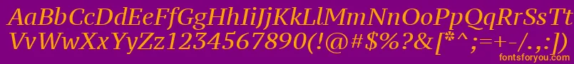 More about Ptz56f Font Ptz56f Font – Orange Fonts on Purple Background