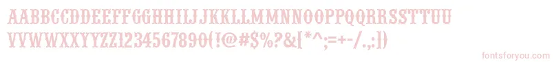 Urwwoodtypd-Schriftart – Rosa Schriften