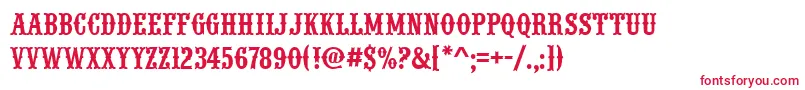 Urwwoodtypd Font – Red Fonts