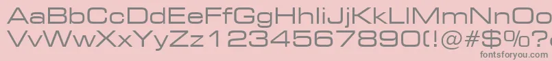 Шрифт Square721ExtendedBt – серые шрифты на розовом фоне