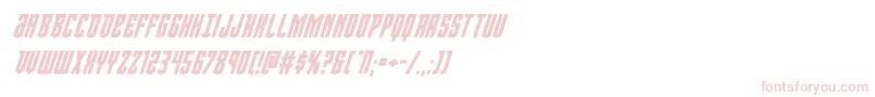 Шрифт Viceroyboldital – розовые шрифты на белом фоне