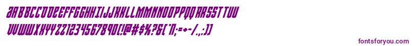 Viceroyboldital-fontti – violetit fontit valkoisella taustalla