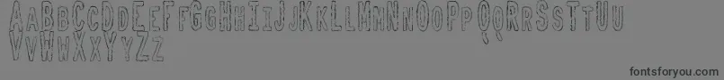 ToxicWasteTfb Font – Black Fonts on Gray Background
