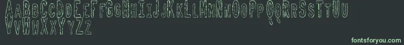 ToxicWasteTfb Font – Green Fonts on Black Background