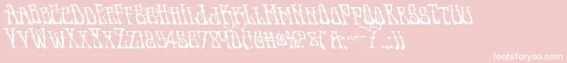 Instantzenleft Font – White Fonts on Pink Background