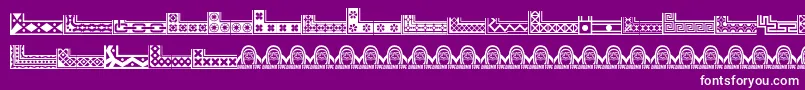 GothicextrasD Font – White Fonts on Purple Background