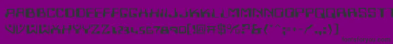 Homev2e-Schriftart – Schwarze Schriften auf violettem Hintergrund