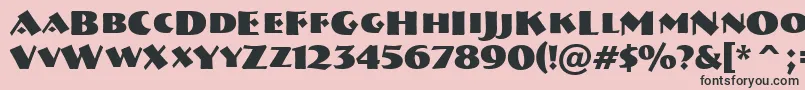 More about ABremencapsBold Font ABremencapsBold Font – Black Fonts on Pink Background