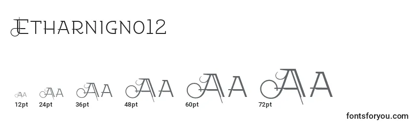 Etharnigno12 Font Sizes