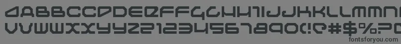 Traveler ffy Font – Black Fonts on Gray Background