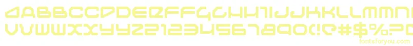 Шрифт Traveler ffy – жёлтые шрифты