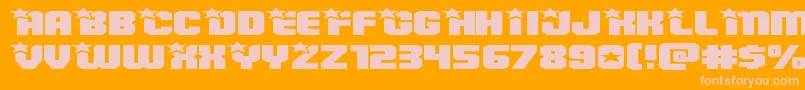 More about Armyrangerssuperexpand Font Armyrangerssuperexpand Font – Pink Fonts on Orange Background