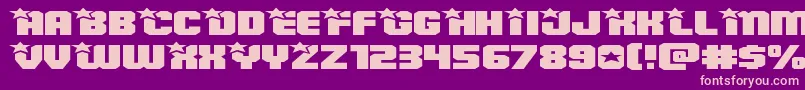 fuente Armyrangerssuperexpand – Fuentes Rosadas Sobre Fondo Morado