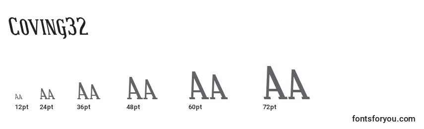 Coving32 Font Sizes