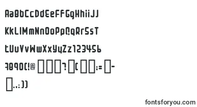  SmallType font