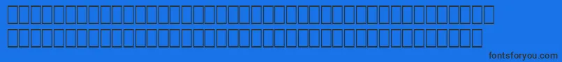 WpGreekHelve Font – Black Fonts on Blue Background