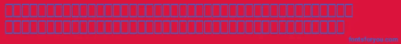 WpGreekHelve Font – Blue Fonts on Red Background