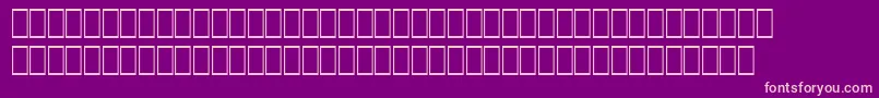 WpGreekHelve-fontti – vaaleanpunaiset fontit violetilla taustalla