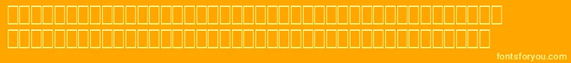 WpGreekHelve Font – Yellow Fonts on Orange Background