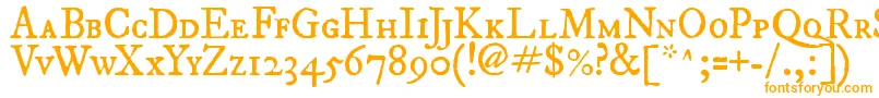 Шрифт Fepisc2 – оранжевые шрифты