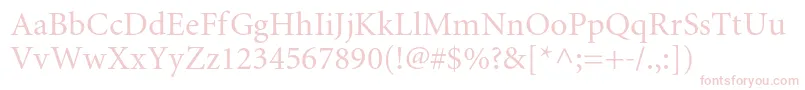Miniaturec Font – Pink Fonts on White Background