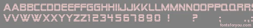 SfAlienEncounters Font – Pink Fonts on Gray Background