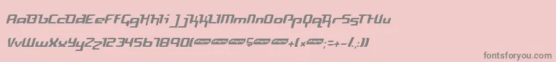 Freyl Font – Gray Fonts on Pink Background