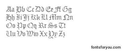 Обзор шрифта Monamourfrakturregular