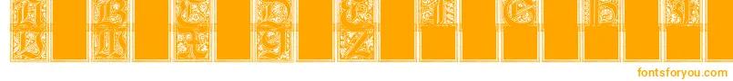 Camelot Font – Orange Fonts on White Background