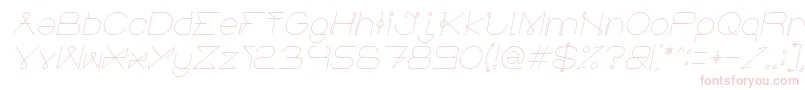 ElectricCityItalic Font – Pink Fonts