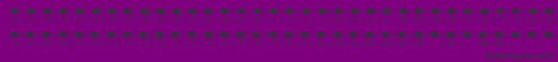 Floppydisk Font – Black Fonts on Purple Background