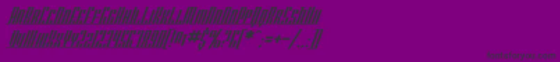 SfAmericanaDreamsSc Font – Black Fonts on Purple Background
