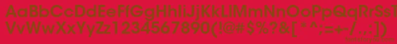 Подробнее о шрифте ItcavantgardestdDemi Шрифт ItcavantgardestdDemi – коричневые шрифты на красном фоне