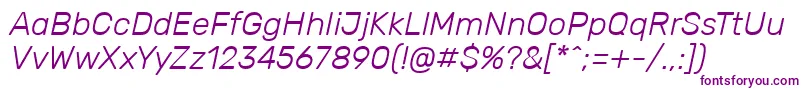 RubikLightitalic Font – Purple Fonts