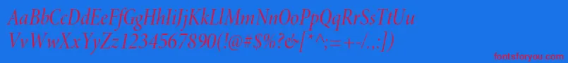 More about MinionproCnitdisp Font MinionproCnitdisp Font – Red Fonts on Blue Background