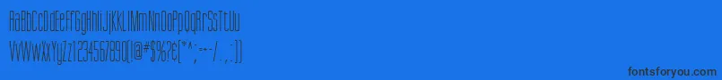 ScottsdaleRegularDb-Schriftart – Schwarze Schriften auf blauem Hintergrund