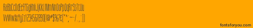 ScottsdaleRegularDb Font – Black Fonts on Orange Background