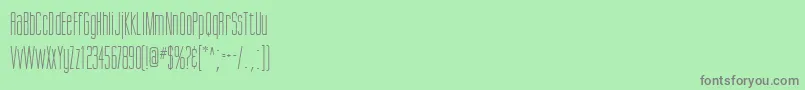 Więcej informacji o czcionce ScottsdaleRegularDb Czcionka ScottsdaleRegularDb – szare czcionki na zielonym tle