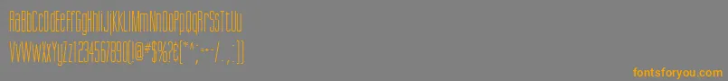 ScottsdaleRegularDb-Schriftart – Orangefarbene Schriften auf grauem Hintergrund
