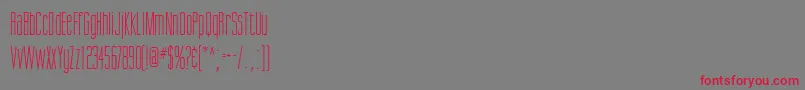 ScottsdaleRegularDb Font – Red Fonts on Gray Background