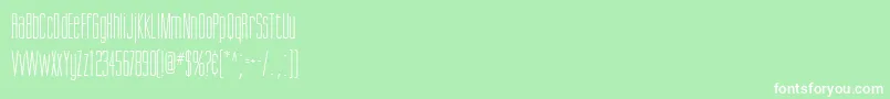 ScottsdaleRegularDb Font – White Fonts on Green Background