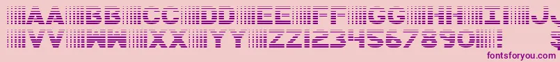 BamfGradient-Schriftart – Violette Schriften auf rosa Hintergrund