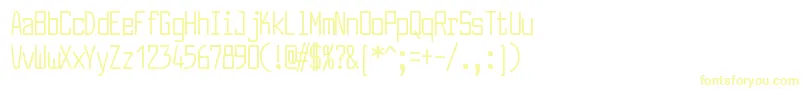 Шрифт LarabiefontcpRegular – жёлтые шрифты