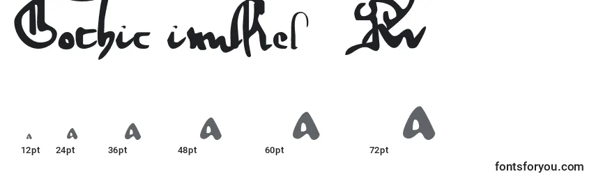 GothicMinuskel1269Pw Font Sizes