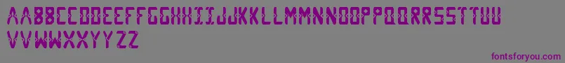 Diams Font – Purple Fonts on Gray Background