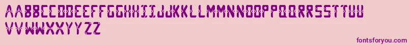 Diams Font – Purple Fonts on Pink Background