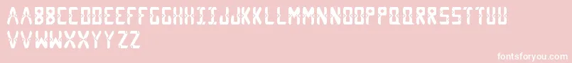 Diams Font – White Fonts on Pink Background